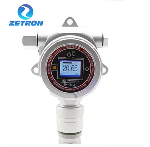 ZETRON MIC500S Online rilevatore di Gas fisso con Display LCD IR telecomando LEL H2S CO C2H4 NH3 EX TVC CO2 CH4