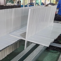 Panel de rejillas de aleación de aluminio moderno y duradero para ventanas y puertas, accesorios de cobertizo de garaje insonorizados a prueba de insectos y polvo