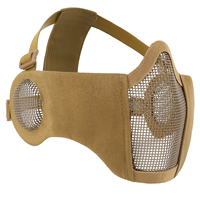 Masque tactique en maille PTG pour l'entraînement au combat, camouflage, équipement de chasse en plein air, équipement de protection, demi-masque tactique
