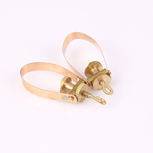 Brass Guitar Hook For Stringed <b>Musical</b> <b>Instruments</b> Adjustable Durable Polished Finish - Product Image 3