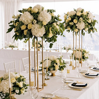 Boules de fleurs de luxe en soie ivoire personnalisées, centres de table pour mariage, décoration de mariage, fleurs de table