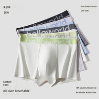 Sous-vêtements pour hommes de qualité supérieure, taille élastique, respirants, écologiques, en spandex/coton, livraison rapide, personnalisables, en stock