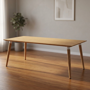 Table à manger extensible de luxe moderne en teck massif recyclé, écologique, rectangulaire, imperméable, durable, pour 10 personnes - Product Image 2