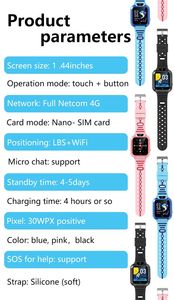 4G Kids Smartwatch Square Design Activity Tracker 2 Positioning System WiFi LBS Long Battery Life IP67 SIM Card Christmas Gift - Product Image 6