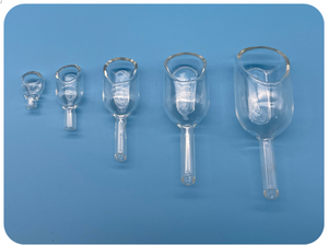 Bote de pesaje en <span class=keywords><strong>miniatura</strong></span> de vidrio, cuchara de pesaje de vidrio personalizada de alta calidad - Product Image 4