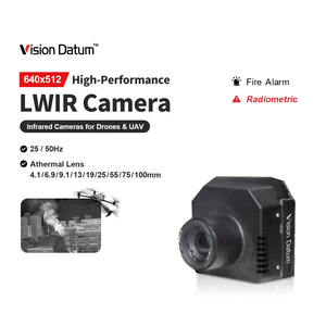 Dron compacto 1-8x Zoom <span class=keywords><strong>digital</strong></span> LWIR Cámaras de imagen térmica Lente térmica de 4,1mm para Matrice 100 - Product Image 1