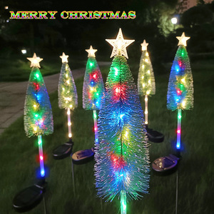 Panneau solaire LED flocon de <span class=keywords><strong>neige</strong></span> Candy Cane Stake Light IP66 Garden Pathway Park Lawn Landscape Decor for Holiday Party Christmas Snow - Product Image 2