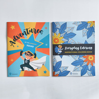 Vente en gros de livre d'autocollants imprimés personnalisés livre à couverture souple livre de poche scolaire cahier d'exercices à couverture souple pour étudiants