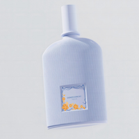 Flacon de parfum vide personnalisé avec pompe pulvérisatrice transparente 50ml 100ml, flacon de parfum en verre rechargeable avec bouchon, diffuseur d'arômes de boutique
