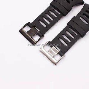 Bracelet de montre de remplacement en caoutchouc de 24mm pour <span class=keywords><strong>Suunto</strong></span> Ambit <span class=keywords><strong>3</strong></span> Peak / <span class=keywords><strong>Sport</strong></span> / Run / 2 / 2S /2R - Product Image 3