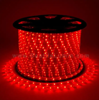 Светодиодная лента RGB белого цвета, 220В, 2 провода, 36 светодиодов/м, IP44, водонепроницаемая, рулон 100м, ландшафтное освещение с настраиваемыми цветами