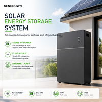 Système de stockage d'énergie solaire avec onduleur hybride 2500W et batterie LiFePO4 pour l'alimentation hors réseau