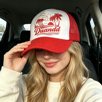 Gorra de camionero de malla de espuma lisa al por mayor, gorra de béisbol de verano para bordado personalizado, logotipo por sublimación, unisex
