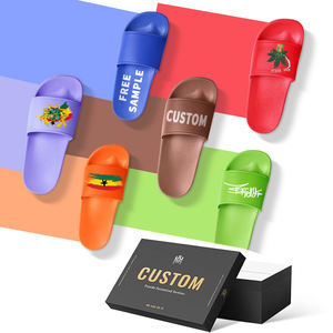 Zapatillas de goma suave de Pu, tira de ventana deslizante, logotipo personalizado de alta calidad, sandalias de verano, diseño deslizante, diseño deslizante, Myseker - Product Image 1