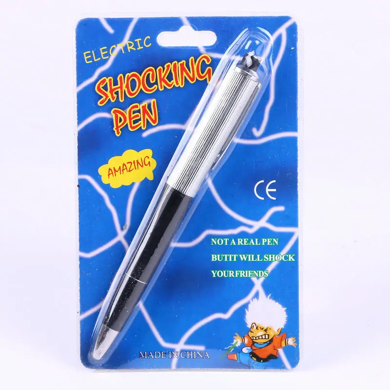 Funny Electric Shock Pen Toy Prank Trick Novelty Friend Practical Joke Gag Prank Funny Trick Fun Gadget April Fool Toy