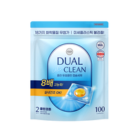 Kapsul Cuci Pakaian Bersertifikat OEM ODM CLA Mini All One 8g Gliserol Dual Ultra Clean Cotton Penghilang Bau Harian Netral Gender KR