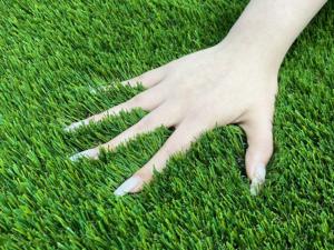 JS UV certifié 25mm aménagement paysager <span class=keywords><strong>gazon</strong></span> artificiel jardin pelouse herbe 45mm <span class=keywords><strong>gazon</strong></span> <span class=keywords><strong>synthétique</strong></span> pour balcon - Product Image 5