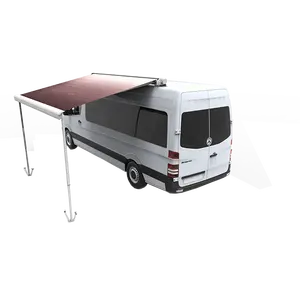 Awnlux Full cassette Campers Factory Outdoor Waterproof Traveling Family Camping Accessories Retractable Car Extension Awning