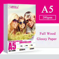 Papier Photo Jet d'Encre Brillant Premium 120g 140g 160g 180g 200g 230g 260g A3 A4 3R 4R 5R Pour Impression Jet d'Encre