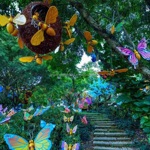 Luci a Stringa LED Dinamiche a Forma di Farfalla, Multicolore, Alto CRI 90, Durata 25000 Ore, per Matrimoni, Palcoscenici, Casa, Giardino, Natale, Grado di Protezione IP65 - Product Image 3