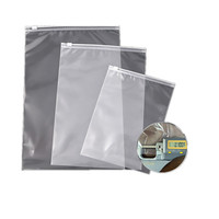 Sac à fermeture éclair de haute qualité, sac d'expédition en plastique personnalisé, fermeture éclair antistatique, emballage en PE avec fermeture éclair, logo, grand sac à fermeture éclair