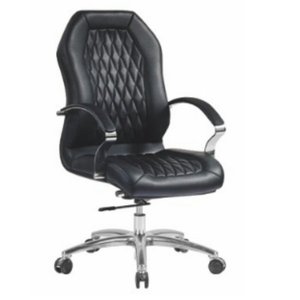 Silla de oficina moderna y cómoda de cuero 36019-1713C/B/A - Product Image 4