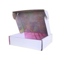 Cajas Elegantes de PVC Transparente con Diseño de Material Corrugado y Color en Relieve para Auriculares y Ropa