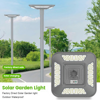 Lampe solaire de jardin en aluminium à LED, directement de l'usine, étanche IP65, 50W, 200 pièces, facile à installer