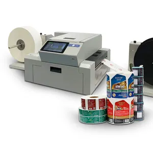 Digital Roll To Roll Sticker Labels Inkjet Printing And Die Cut Machine