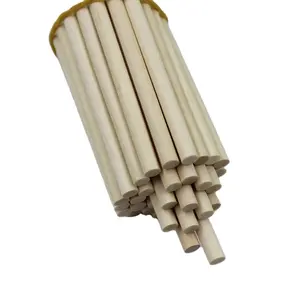 25 Pack Square Dowel Rods, Unfinished Wood Sticks for Crafting, 1/4 x 12  Inch