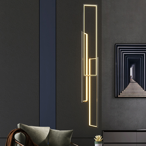 Dimmbarer moderner rechteckiger Kronleuchter <span class=keywords><strong>Gold</strong></span> oder Schwarz Aluminium Acryl Lampen schirm mit gefroste ter Oberfläche für Treppenhaus Lobby Wohnzimmer