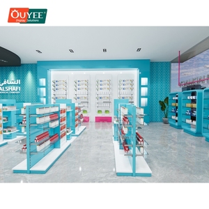 Conception et construction de vitrines de <span class=keywords><strong>pharmacie</strong></span> pour la vente au détail <span class=keywords><strong>industrielle</strong></span>, en bois et métal, pour centre commercial. - Product Image 5