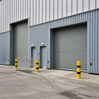 Porte de garage électrique en aluminium perforé sur mesure, finition moderne, anti-effraction, coupe-vent, pour villa et maison