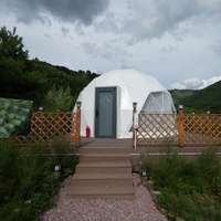 Dôme géodésique en PVC pour l'extérieur, abri, cabane de montagne, hébergement, tente de camping, prix usine