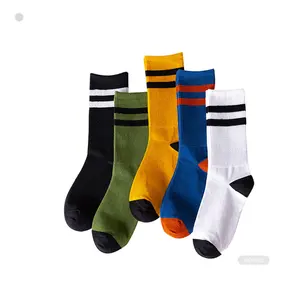 BX-E0206 мужские полосатые носки без пятки в полоску для мужчин Цвет Экипаж для ног носки