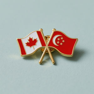 Fabricant d'insignes de drapeau Émail Métal Personnalisé Us World Insigne de broche dure Revers <span class=keywords><strong>Norvège</strong></span> Arabie Saoudite Épingles de drapeau - Product Image 5