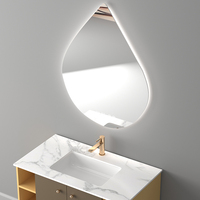 Infinity Espejo Armoire de salle de bain de luxe pour maquillage Grand miroir compact lumineux à LED pour appartement, hôtel, projet de coiffeuse