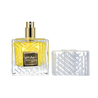 Parfum pour homme Lovali Long Lasting 100ml EDP, liquide, flacon carré en verre doré de qualité supérieure, coffret cadeau, parfum oriental riche et épicé à la vanille
