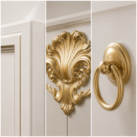 Armoire de chambre à coucher moderne en bois avec tiroirs et miroir, armoire de rangement à 4 portes, meubles de chambre à coucher pour la maison et l'hôtel