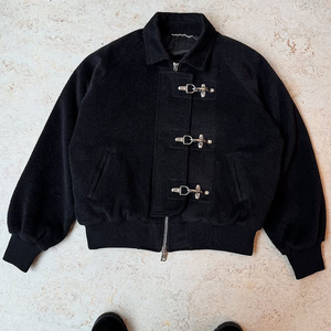 Chaqueta Bomber de Lana para Hombre, Estilo Corto con Cierre, Nueva Colección 2026, Personalizada con Diseño de Bombero, Cierre de Mosquetón, Forro Acolchado de Pana - Product Image 1