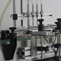 Machine de remplissage automatique de liquide pour bouteilles d'eau, machine de remplissage CNC à 4 buses de remplissage de bureau