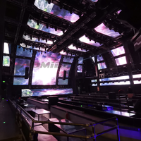 2025 Cabina de DJ LED multiescena de AtemId - 1200nit personalizada para KTV/Bar/Eventos
