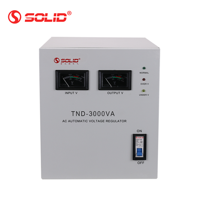 SVC Servo Type 3000VA 3KVA 3000 Watt Single Phase Automatic 220 Volt AC Voltage Regulator Stabilizer for Home Use