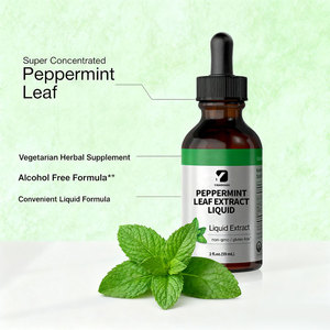 OEM Bulk ekstrak daun Peppermint cair tetes meningkatkan pertumbuhan rambut mengurangi ketombe relaksasi lada Suplemen Herbal - Product Image 4