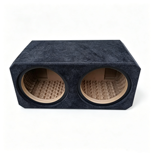 Caisse vide en MDF pour subwoofer de voiture double bobine 12 pouces <span class=keywords><strong>DC</strong></span> 12V, 100W RMS, pour modification de coffre de voiture - Product Image 1