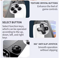 Console de jeu portable rétro Hot X9 avec écran HD de 5,5 pouces, rétro 360 °   Manette de jeu vidéo rétro antidérapante, cadeau pour enfants