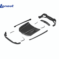 Nuevo Kit de Carrocería Ligero y Compacto Compatible con BMW X6 G06, Actualización a Estilo PK, Kit de Carrocería de Fibra de Carbono Seca