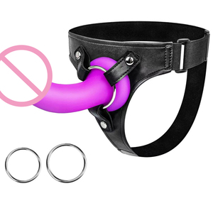 Verstellbarer Lesbian <span class=keywords><strong>Strap</strong></span>-on Dildo Gurt für Frauen, tragbare Hose für lesbischen Sex, Erwachsenenspielzeug, BDSM Leder Bondage - Product Image 1
