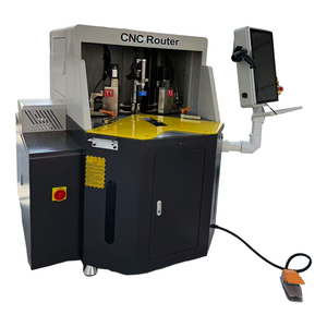 Machine de combinaison de profilés en aluminium CNC 10 axes, équipement automatique de sertissage de cadres de fenêtres - Product Image 5