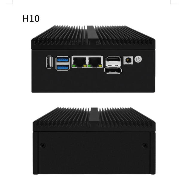 BKHD Custom OEM ODM Intel N100 4core Onboard 2x 2.5G Lan 2x 10G SFP+ Fanless Console VGA Mini Server Soft Router Mini PC